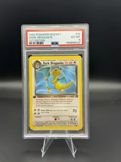POKEMON TEAM ROCKET DARK DRAGONITE 1ST EDITION PSA 6 2000 - Image 1