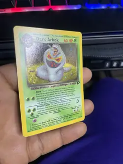 1999 Pokemon 1st Edition Holo Dark Arbok - Team Rocket 2/82 NM SWIRL - Image 3
