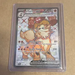 Pokemon TCG Arcanine ex SV01 Scarlet & Violet 224/198 Ultra Rare Holo 280HP - Image 1