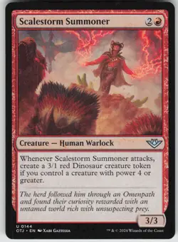 MTG Scalestorm Summoner 144 Outlaws of Thunder Junction U Normal NM - Image 1