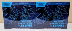 Pokemon Phantasmal flames Elite Trainer Box ETB Factory Sealed x2!!! - Image 1