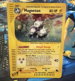 Pokemon Magneton skyridge H18/H32 Holo Rare 2003 English NM! Swirl 🌀 H18 - Image 1