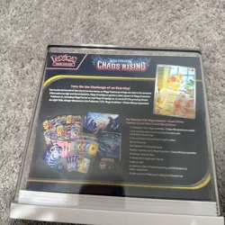 pokemon chaos rising pokemon center ETB with Case - Image 3