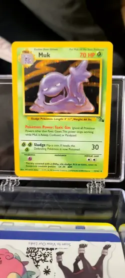 Pokemon Fossil Muk Holo NM/LP - Image 1