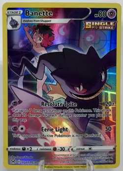 Pokemon TCG Banette TG07/TG30 Lost Origin Holo Trainer Gallery Ultra Rare [NM] - Image 1