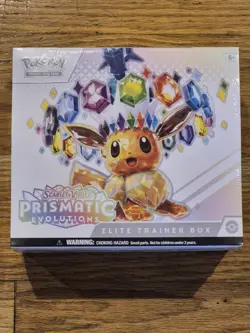 Pokemon TCG Scarlet Violet Prismatic Evolutions ETB Elite Trainer Box New Sealed - Image 1
