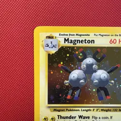 Pokemon Vintage Holo Rare Magneton 9/130 Base 2 Wizards Of The Coast 2000 Swirl - Image 2
