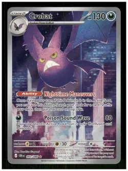 Crobat 093/086 Holo Illustration Rare Chaos Rising Pokemon Holo Near Mint - Image 1