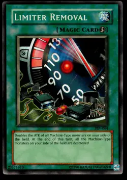Limiter Removal - PSV-064 LP Super Rare Pharaoh's Servant Yu-Gi-Oh Unlimited - Image 1