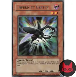 Yugioh Infernity Beetle TSHD-EN014 Rare LP - Image 1