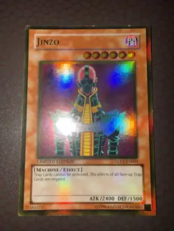 Yu-Gi-Oh! Jinzo -GLD1-EN003- Gold Rare- Limited Edition MP! - Image 1