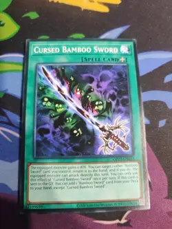 Yu-Gi-Oh! Cursed Bamboo Sword OP29-EN023 Common Unlimited Near Mint - Image 1