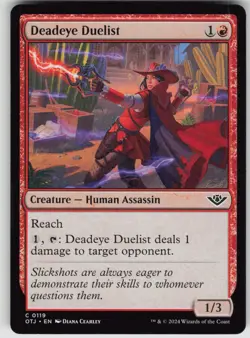 MTG Deadeye Duelist 119 Outlaws of Thunder Junction C Normal NM - Image 1