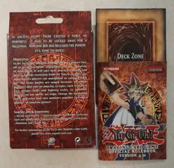 Yugioh TCG Starter Deck Yugi Evolutions Empty Box Game Mat & Rule Book No Cards - Image 2