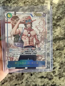 Portgas D. Ace OP13-119 SEC Carrying on His Will ONE PIECE Card Game Japanese NM - Image 1