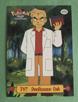 Professor Oak #TV7 1999 Topps Pokemon TV Animation Edition Series 1 Topps Card - Image 1