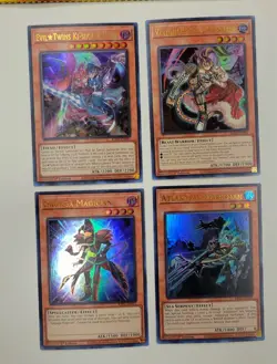 Yugioh Ultra Rare Spell Cards - Quarter Century Stampede X 4 - Image 1