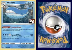 WAILORD 038/195 HOLO UNCOMMON PRIZE PACK SERIES CARDS POKEMON HOLO NEAR MINT - Image 3