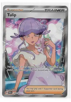 Tulip 244/182 Paradox Rift Full Art FA Ultra Rare Pokemon TCG Card NM - Image 1