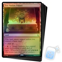 FOIL FIRE NATION PALACE (AVATAR: THE LAST AIRBENDER PRERELEASE) X4 Avatar: The L - Image 1