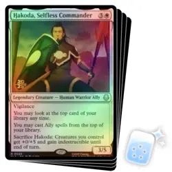 FOIL HAKODA, SELFLESS COMMANDER (AVATAR: THE LAST AIRBENDER PRERELEASE) X4 Avata - Image 1