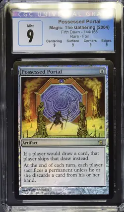 POSSESSED PORTAL Fifth Dawn Foil Rare CGC 9 Q MTG [Nostalgium] - Image 1
