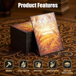 MTG Card Sleeves - Plains- Ultra Clear Front & Matte Finish Back, 100 Count Stan - Image 5