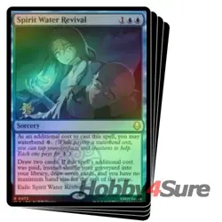 Foil Spirit Water Revival (avatar: The Last Airbender Prerelease) X4 Avatar: The - Image 1