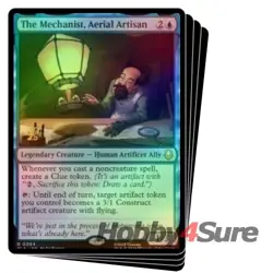 Foil The Mechanist, Aerial Artisan (avatar: The Last Airbender Prerelease) X4 Av - Image 1