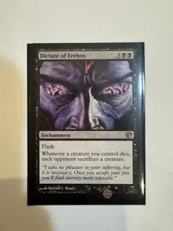 Mtg Dictate of Erebos LP Magic The Gathering Black Enchantment Journey Into Nyx - Image 1