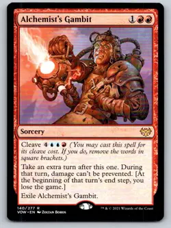 Alchemist's Gambit 140 Rare Innistrad: Crimson Vow Magic: The Gathering NM - Image 1