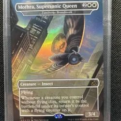 Mothra, Supersonic Queen - Luminous Broodmoth Ikoria: Lair of Behemoths Foil - Image 2