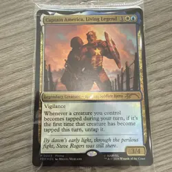 Magic: The Gathering Captain America, Living Legend - Box Lunch Promo - Image 1