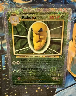 Kakuna Legendary Collection 33/110 Reverse Holo 80 HP Uncommon English Pokemon - Image 1