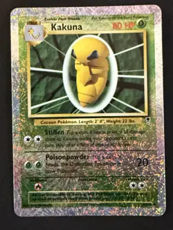 Kakuna Legendary Collection 33/110 Reverse Holo 80 HP Uncommon English Pokemon - Image 2