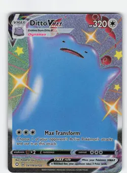 Ditto VMAX SV119/SV122 Holo VMAX Rare Shining Fates Shiny Vault Pokemon Holo NM - Image 1