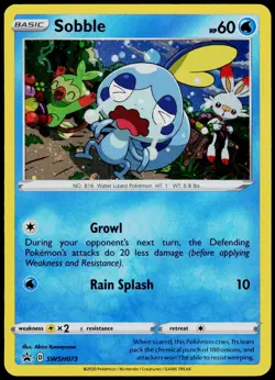 Sobble SWSH073 Sword & Shield Promo - Holo Pokemon NM/M (Promo) - Image 1