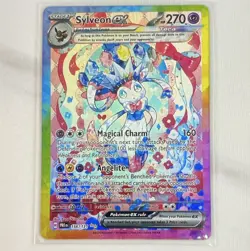 Pokemon Sylveon ex 156/131 Sv Prismatic Evolutions SIR Full Art Holo EN - Image 1