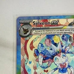 Pokemon Sylveon ex 156/131 Sv Prismatic Evolutions SIR Full Art Holo EN - Image 3