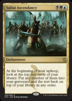 Sultai Ascendancy - Medium Play MTG Khans of Tarkir - Image 1