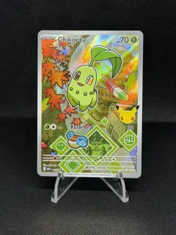 Pokemon TCG Chikorita 046 Full Art First Partner Promo 70 HP 2026 EN - Image 1