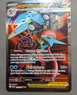 Pokemon TCG, ME04: Chaos Rising Mega Greninja ex Ultra Rare Holo #100/086 Fresh - Image 1
