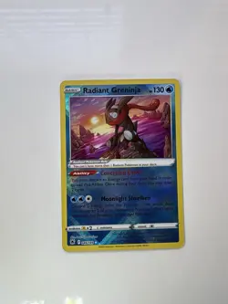 Pokemon TCG Radiant Greninja Astral Radiance Holo Card 046/189 NM Condition - Image 2