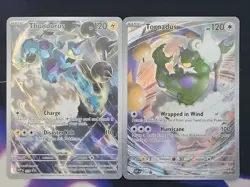 Thundurus & Tornadus Illustration Rare Set Black Star Promo Pokemon TCG - Image 1