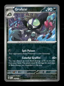 Grafaiai 146/193 Paldea Evolved Reverse Holo NM/M Pokemon - Image 1