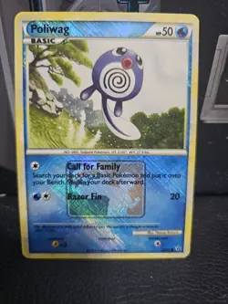 Pokemon TCG Poliwag Poliwhirl Poliwrath Politoed League Promo Crosshatch Holo - Image 2