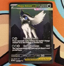 Mega Absol EX 180/132 ME01 Mega Evolution Holo English 280 HP Arita - Image 1