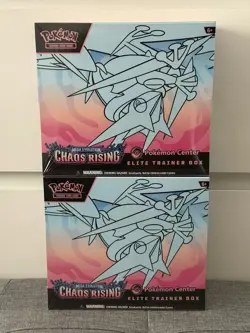 Pokemon Center Chaos Rising Elite Trainer Box ETB Factory Sealed x2 ✅✨ - Image 1