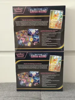 Pokemon Center Chaos Rising Elite Trainer Box ETB Factory Sealed x2 ✅✨ - Image 2