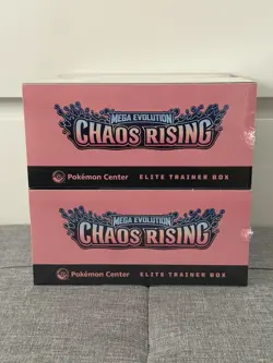Pokemon Center Chaos Rising Elite Trainer Box ETB Factory Sealed x2 ✅✨ - Image 3